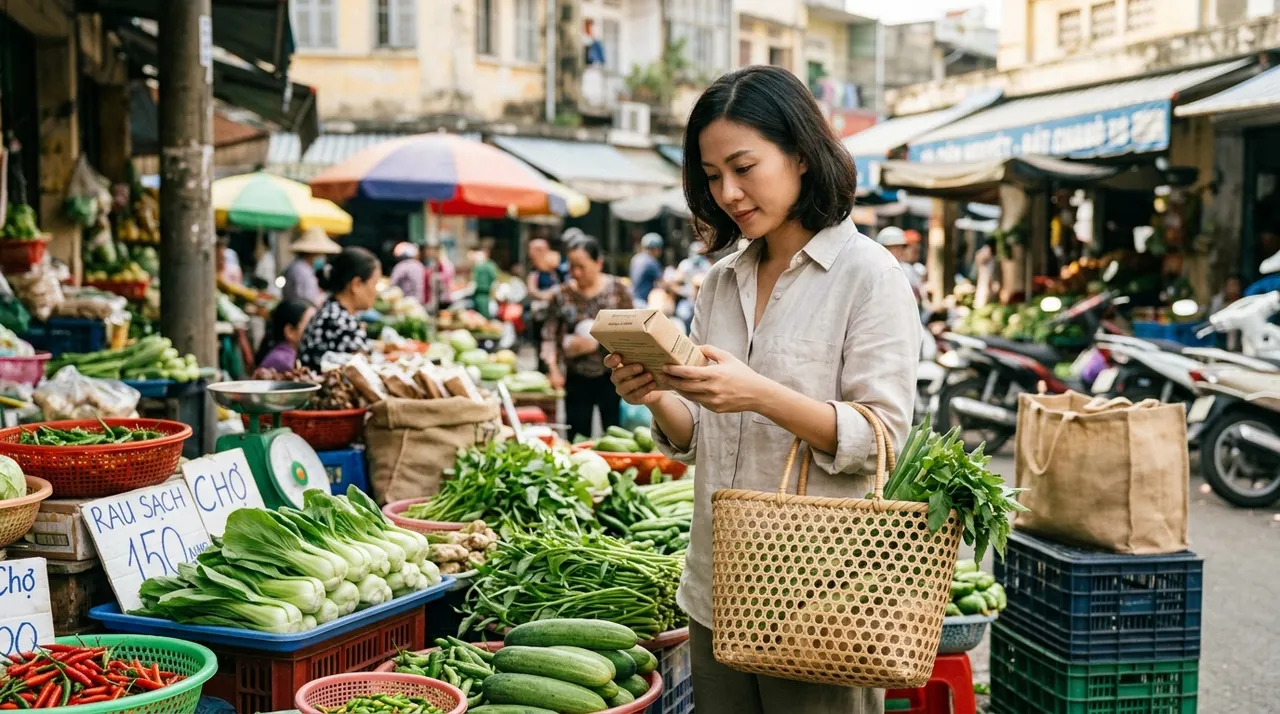 Tiêu dùng thông minh khi chọn sản phẩm tại chợ Việt Nam