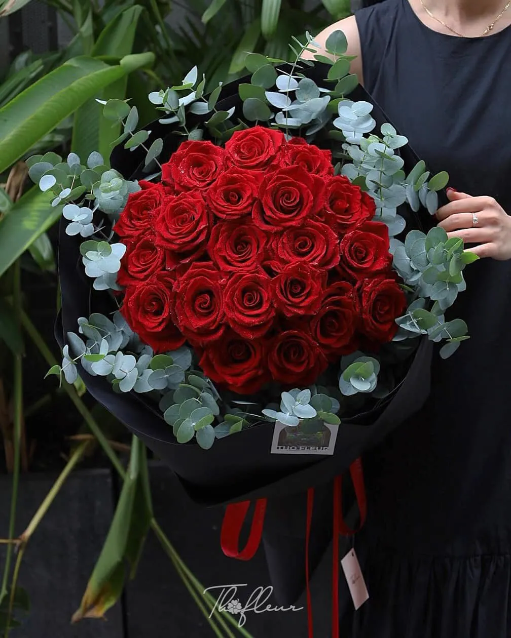 Bó hoa hồng nhập Ecuador 03