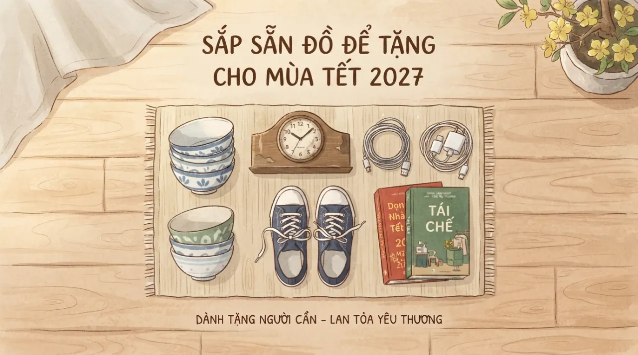 vật phẩm nên thay mới cuối năm