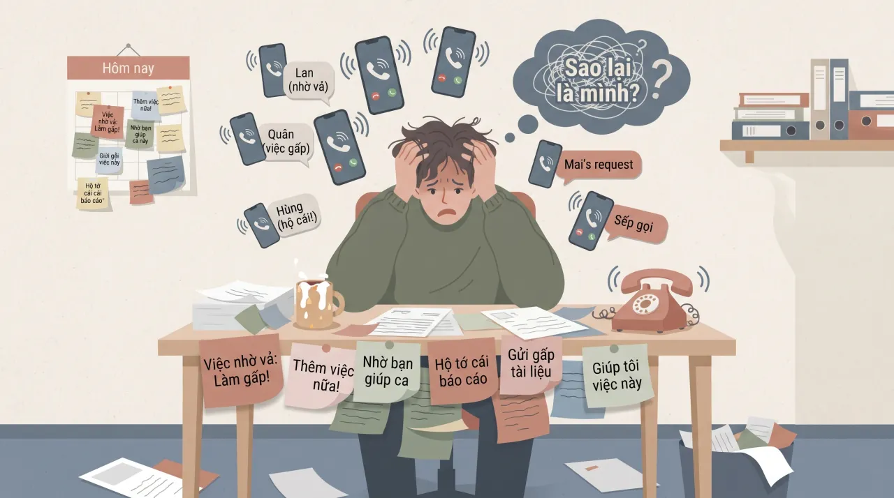 Minh họa từ chối lời mời tiệc tùng và ly rượu mời một cách lịch sự