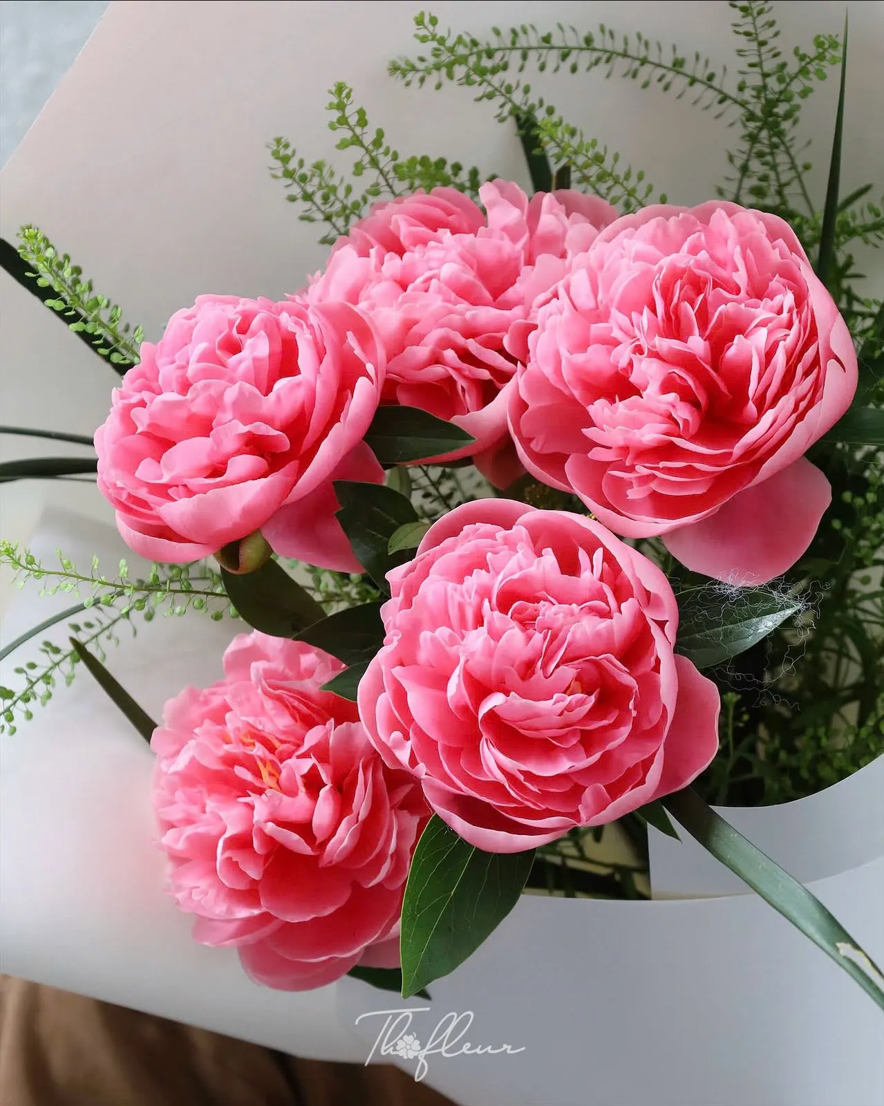 Bó hoa mẫu đơn 34