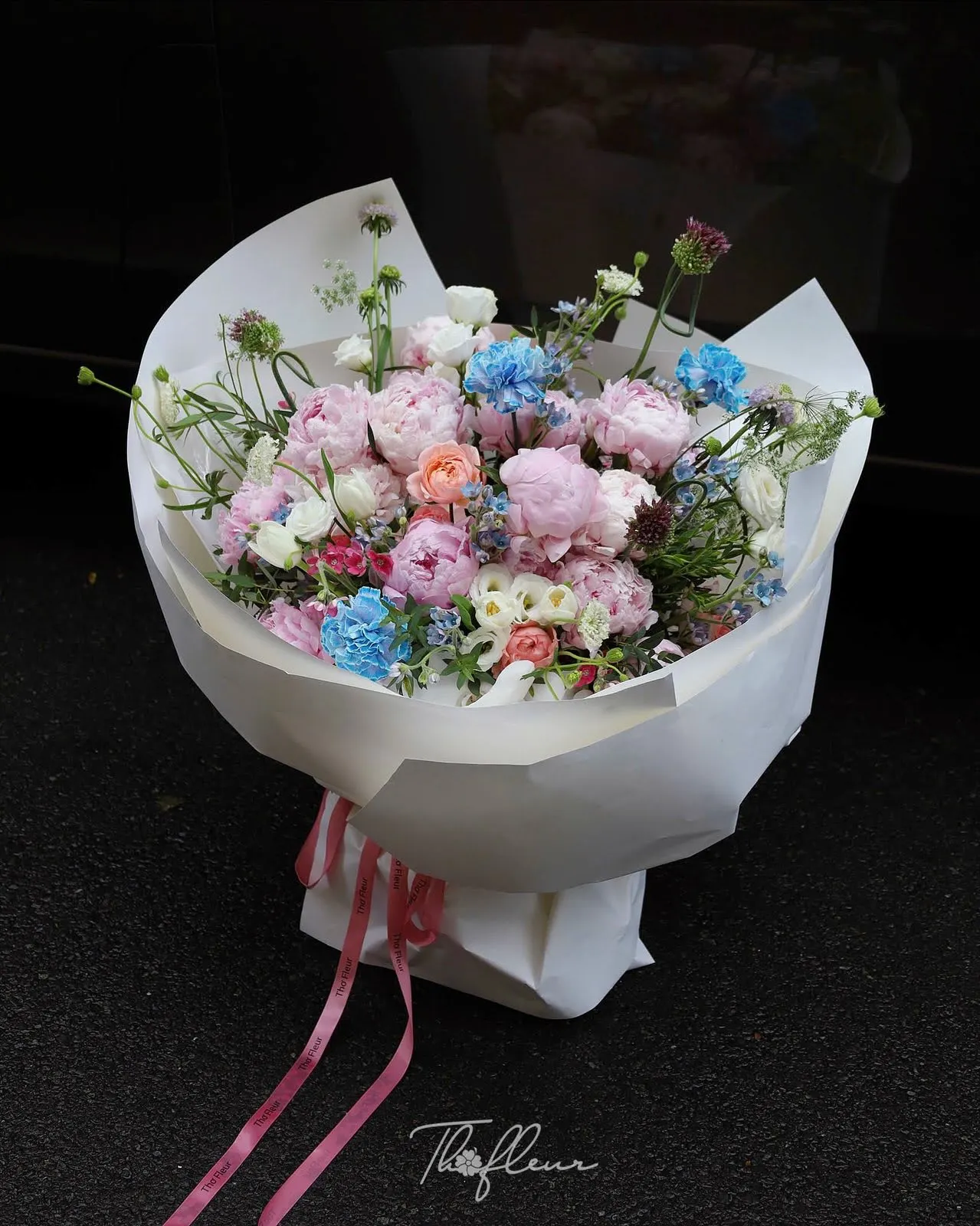 Bó hoa mẫu đơn 42