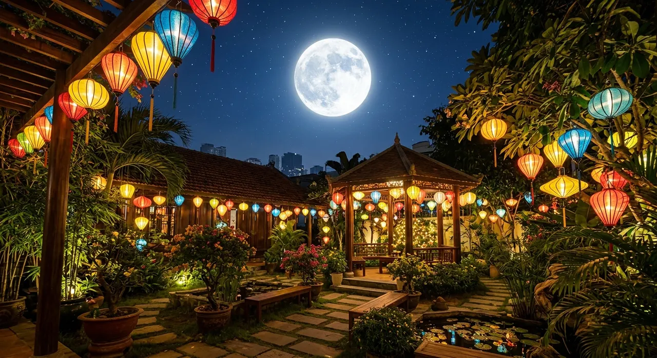 trăng tròn rằm tháng 8 năm 2026