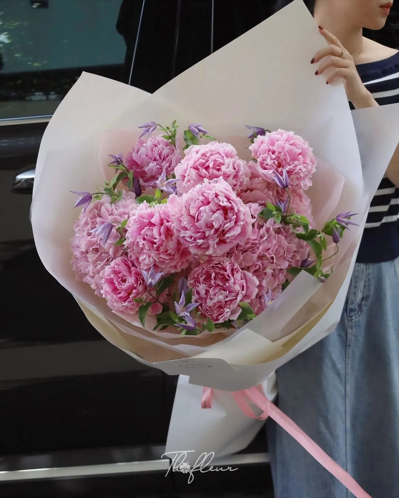 Bó hoa mẫu đơn 84