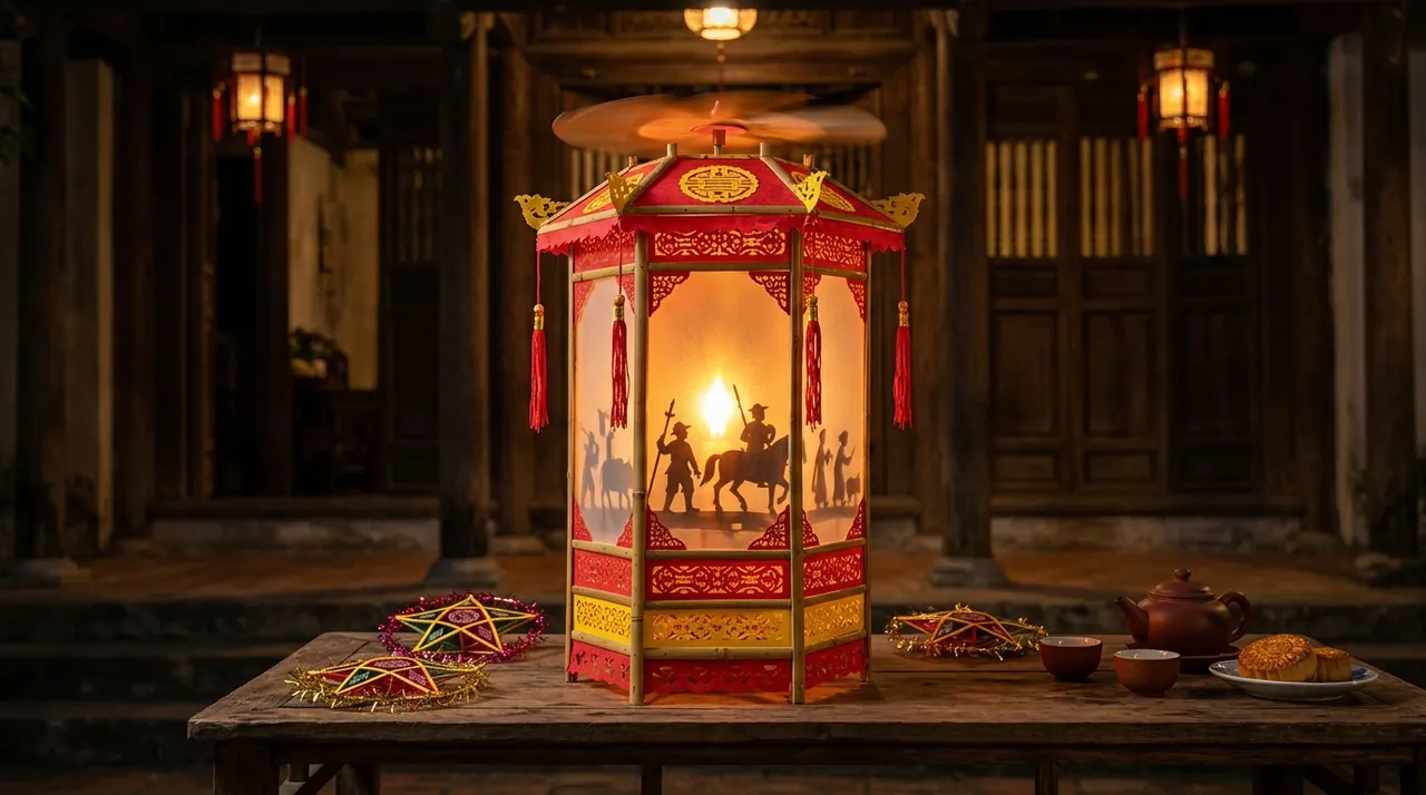 đèn kéo quân Trung thu