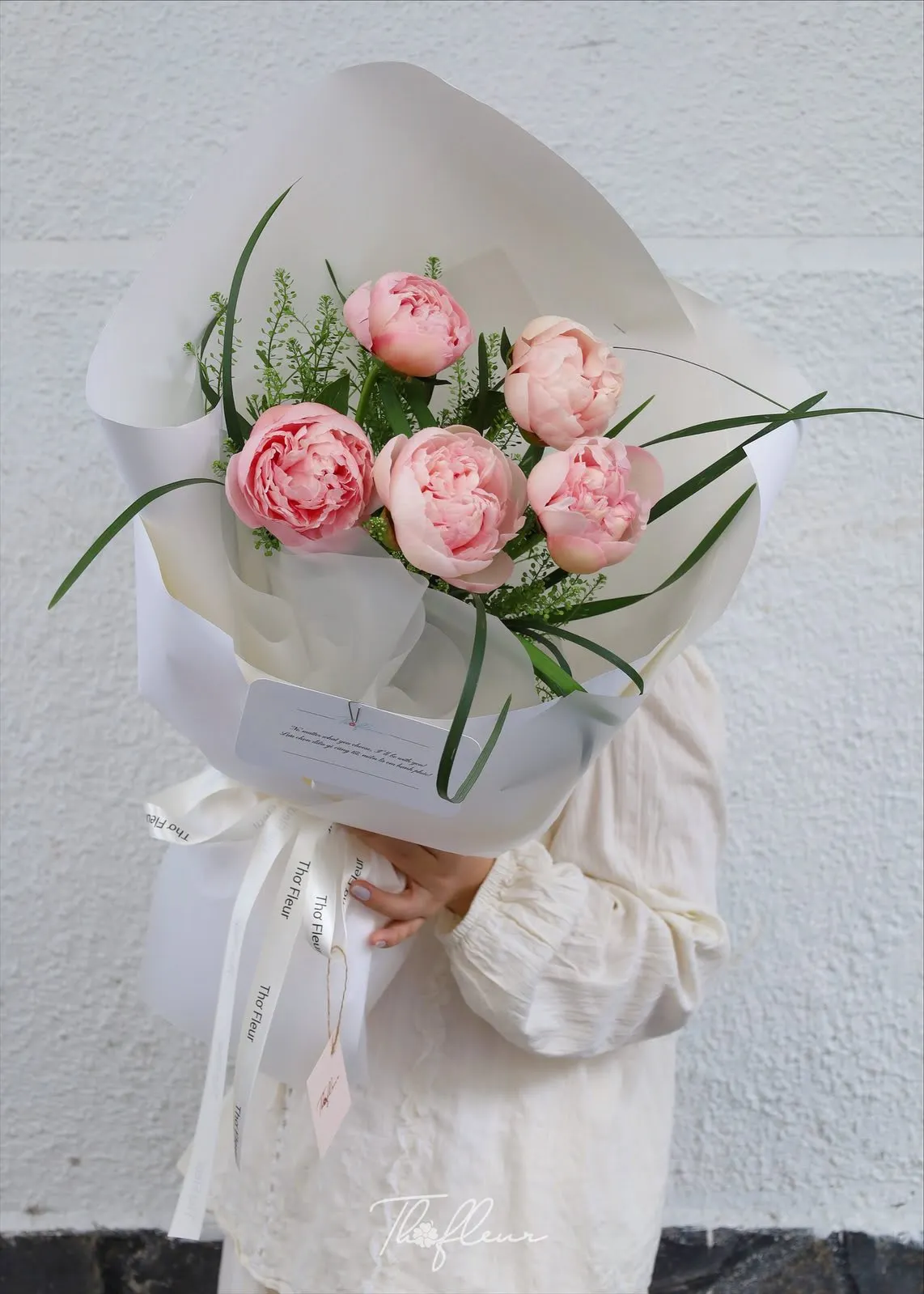 Bó hoa mẫu đơn 36