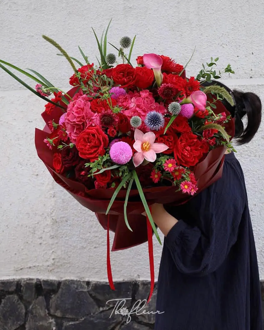 Bó hoa cẩm tú cầu 15