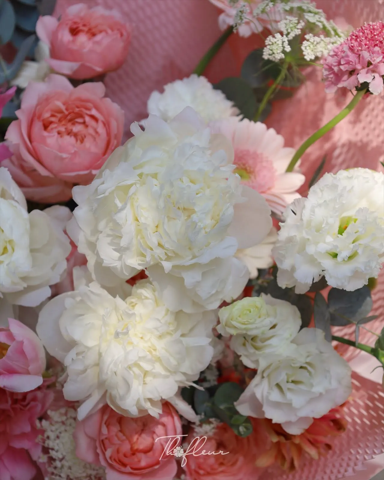 Bó hoa mẫu đơn 22