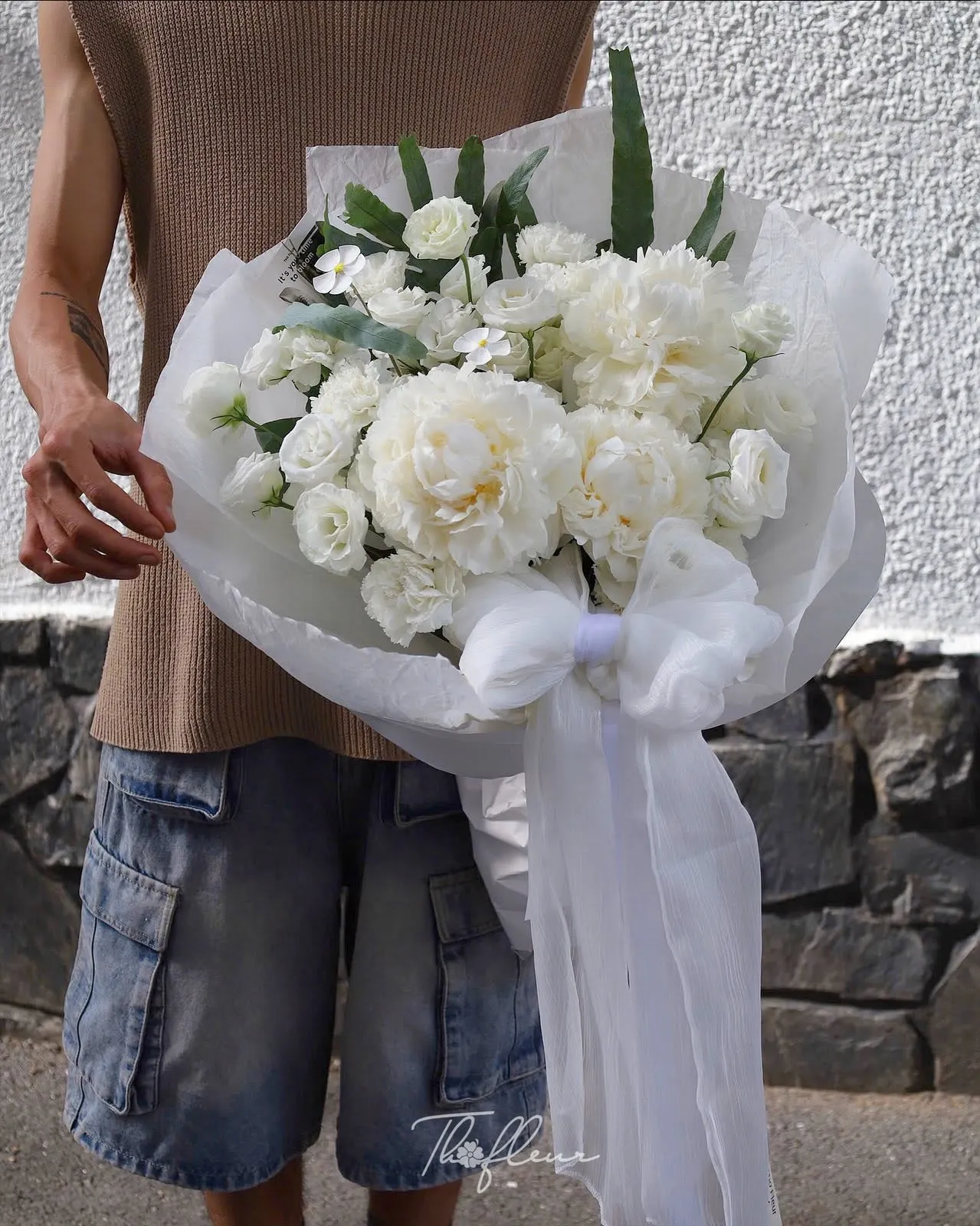 Bó hoa mẫu đơn 39