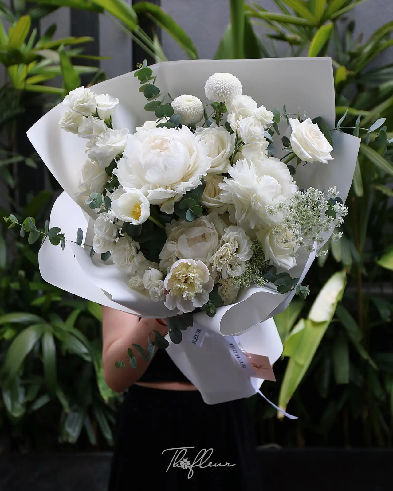 Bó hoa mẫu đơn 63