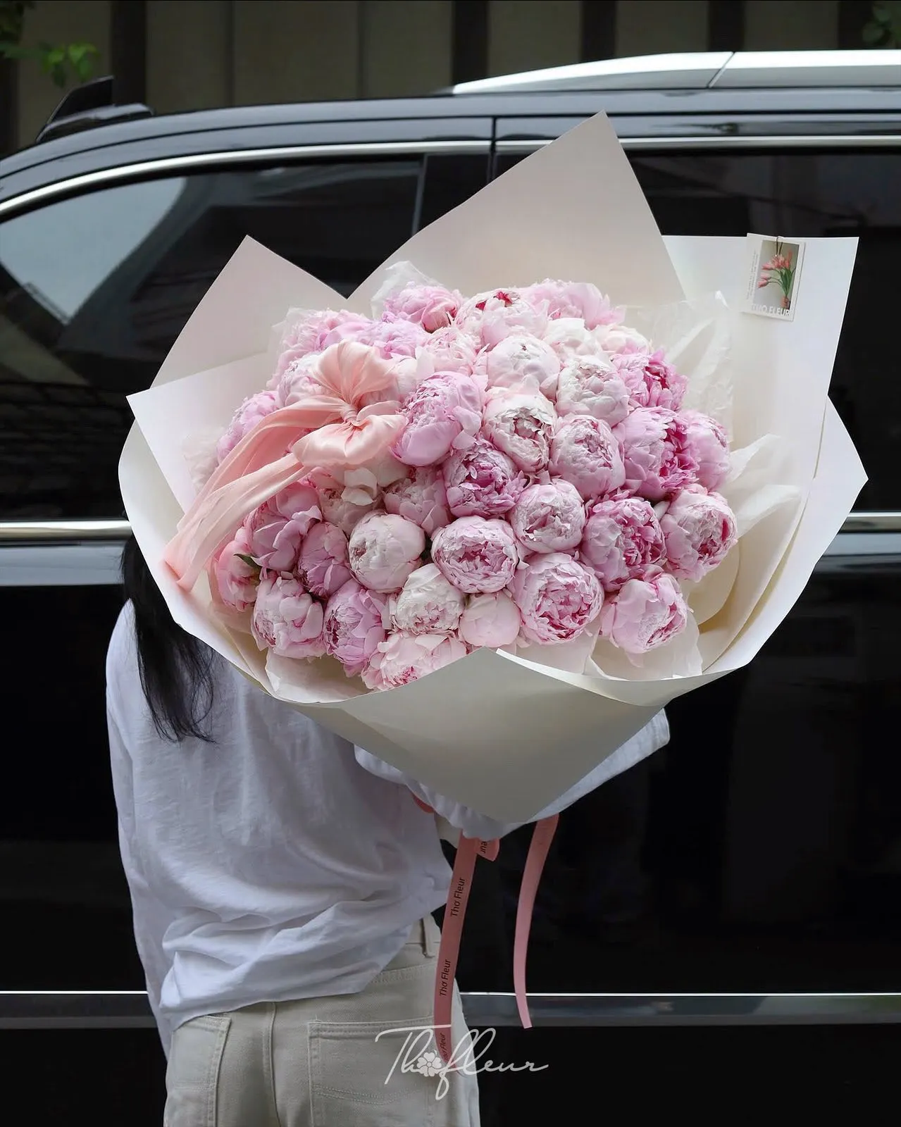 Bó hoa mẫu đơn 44