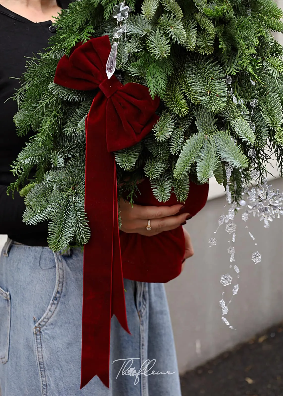 Chậu hoa christmas 05