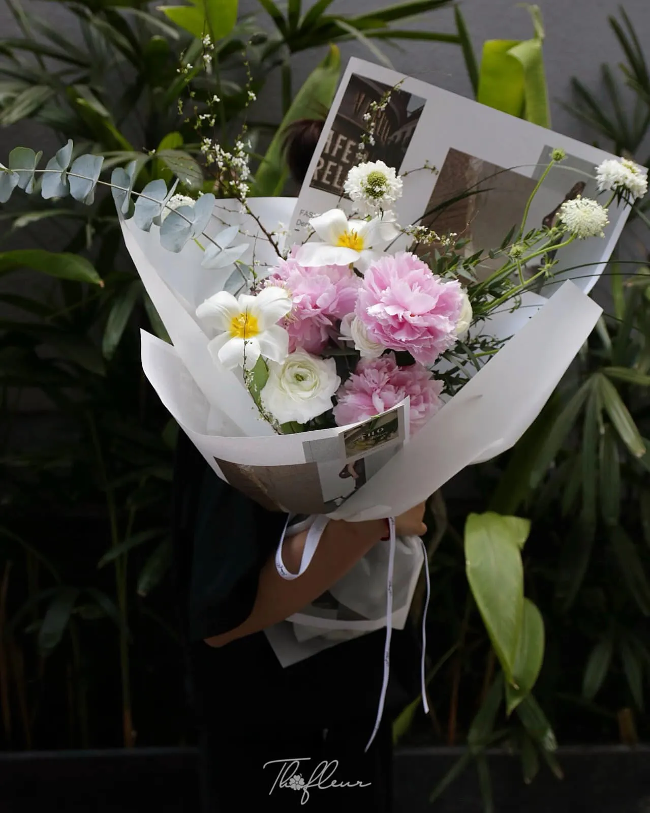 Bó hoa mẫu đơn 56