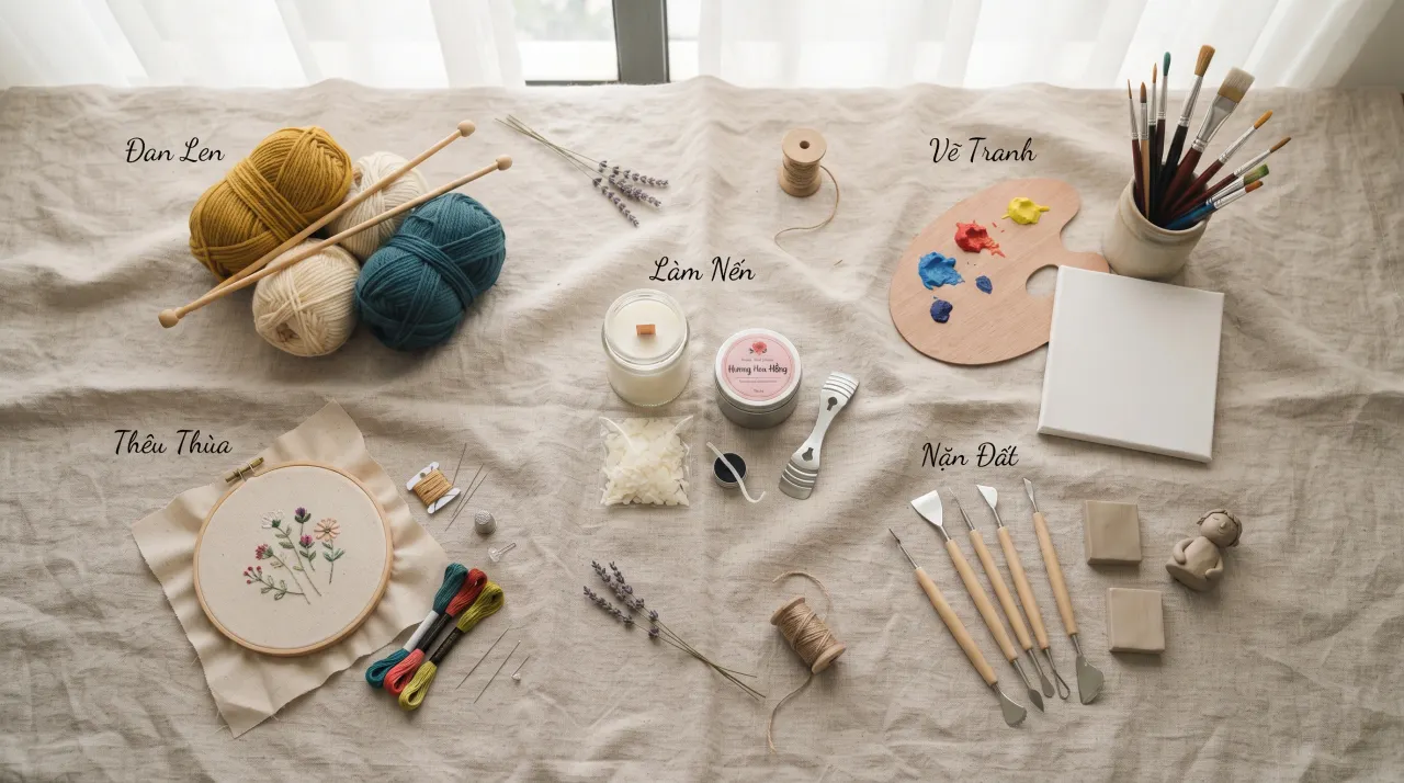 Đồ nghề cho nhiều loại workshop sáng tạo khác nhau