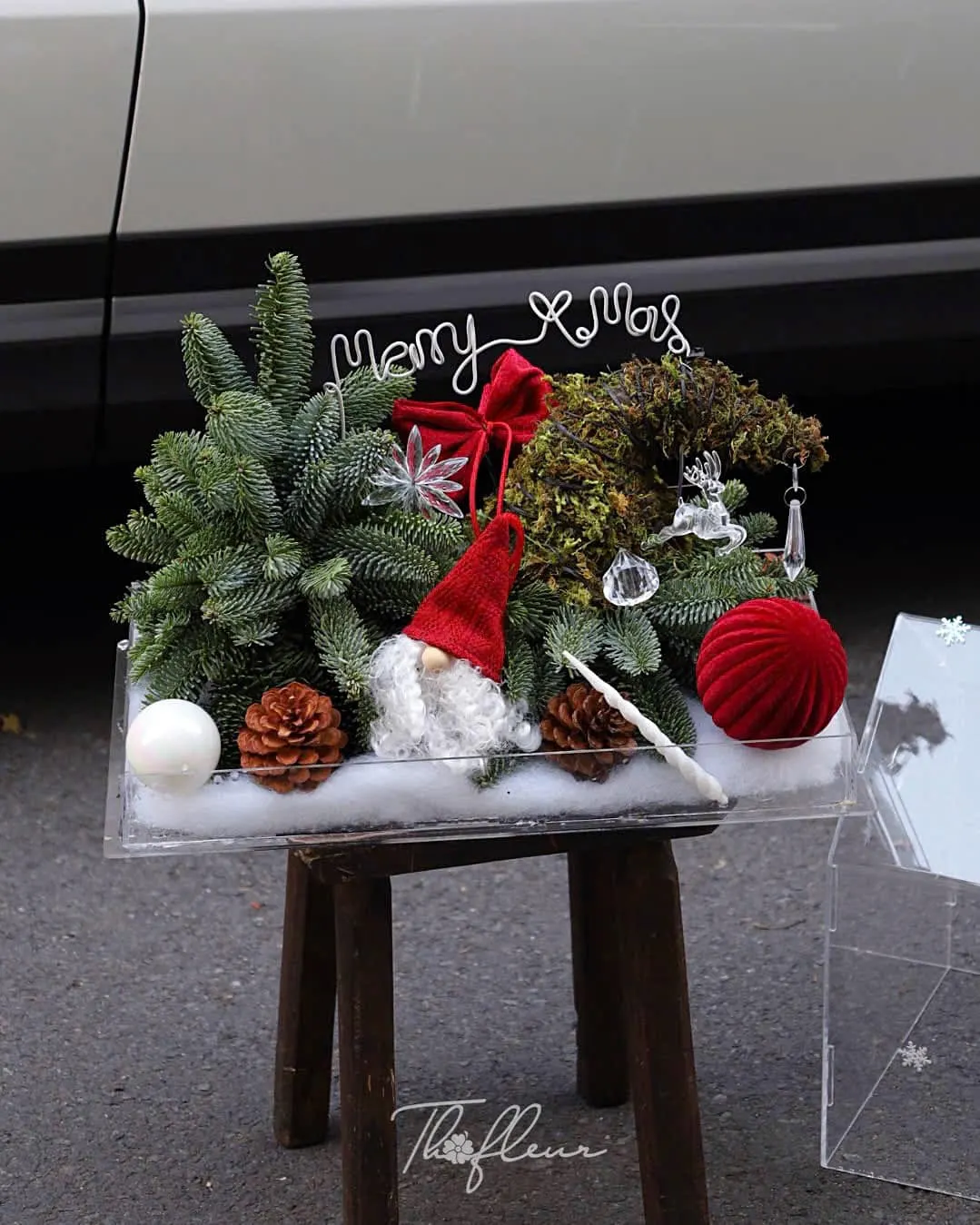 Ngôi nhà hoa Christmas 01