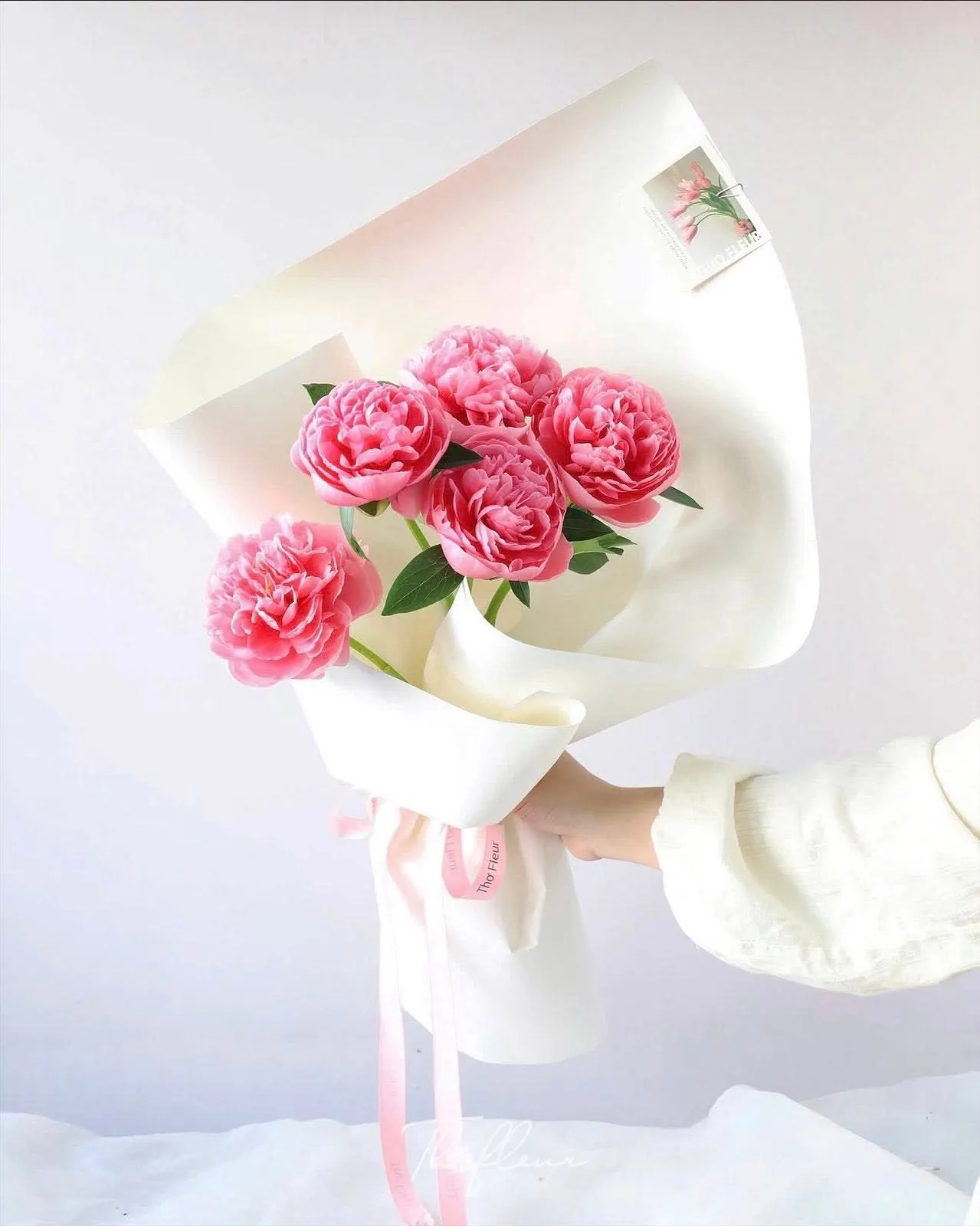 Bó hoa mẫu đơn 33