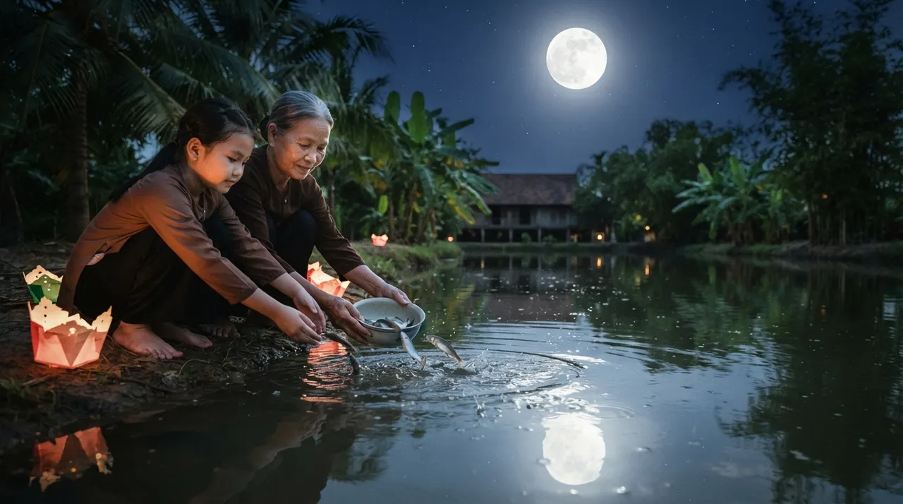 phóng sinh có trách nhiệm vào rằm tháng 10