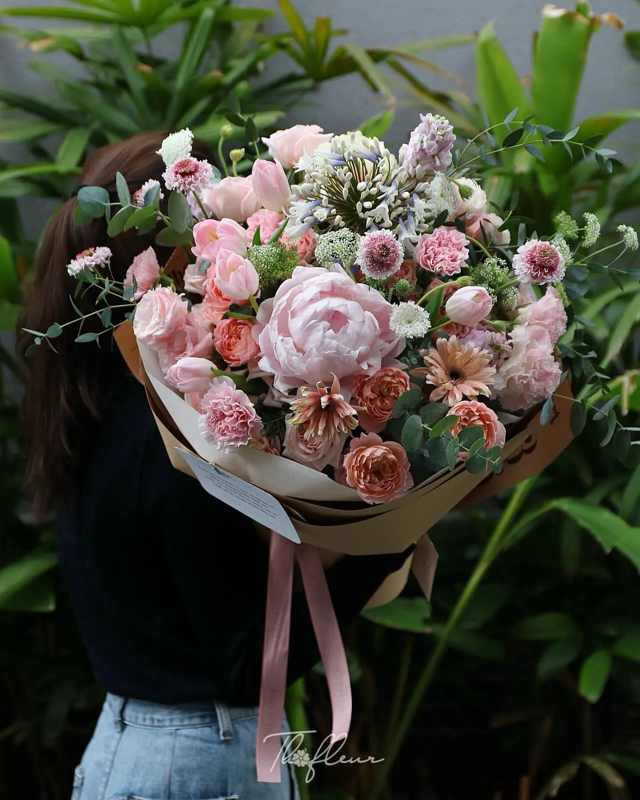 Bó hoa mẫu đơn 70