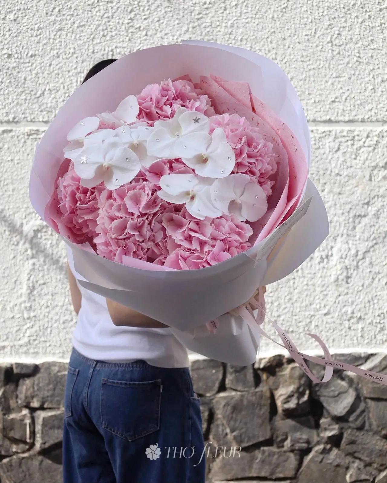 Bó hoa cẩm tú cầu 28