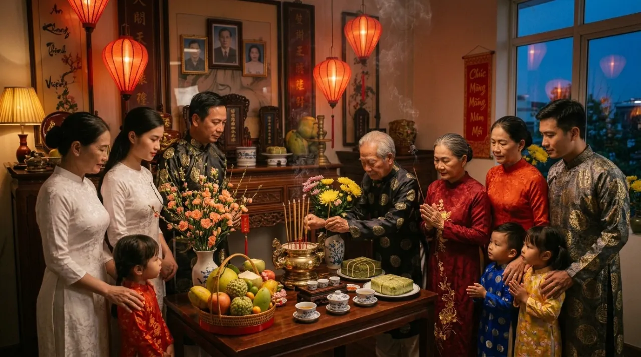 giờ đẹp cúng tất niên cuối năm