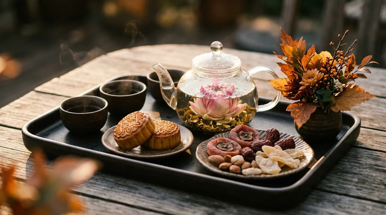 Set trà Trung Thu tinh tế làm quà tặng
