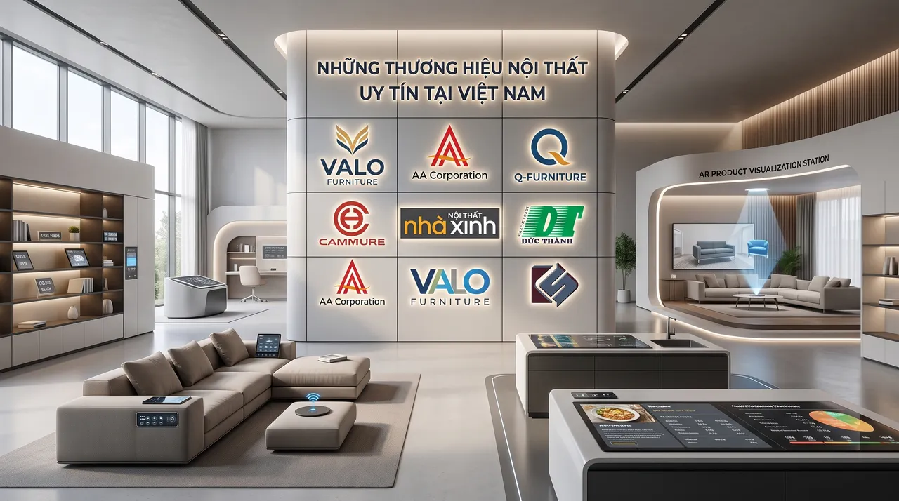 Các thương hiệu và showroom nội thất thông minh uy tín tại Việt Nam