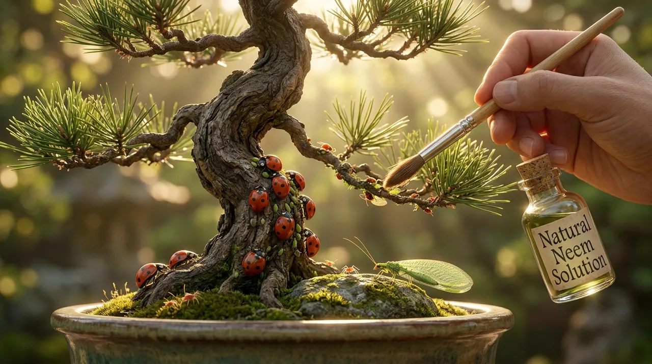 Phương pháp phòng trừ sâu bệnh tự nhiên cho bonsai